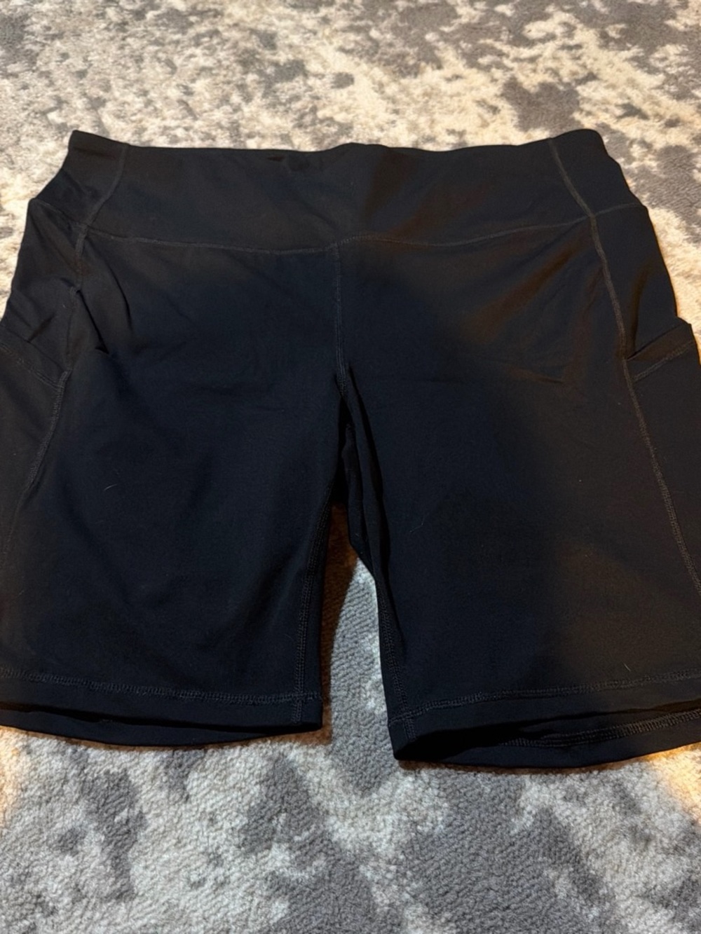 torrid Black High-Waist Bike Shorts with Side Pockets